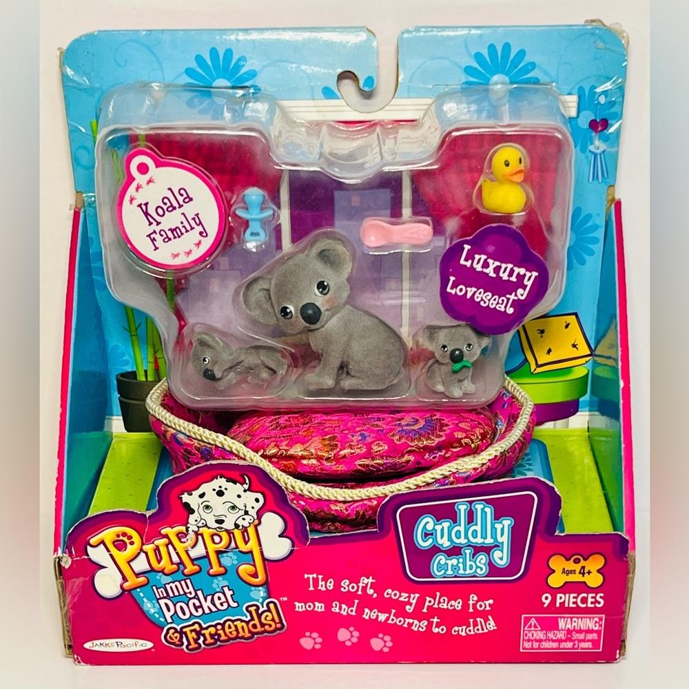 Puppy in My Pocket: Koala Family Cuddly Cribs Playset
